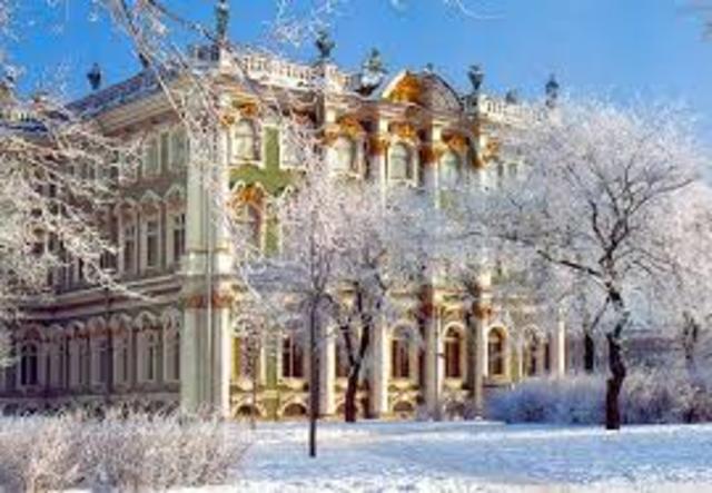 Vladimir Lenin and the Bolsheviks capture Winter Palace