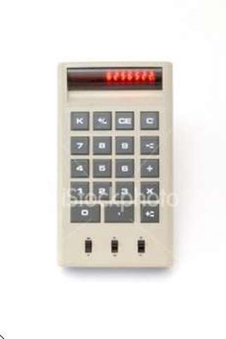 Aparecen las calculadoras de bolsillo