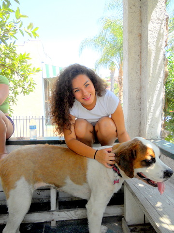 Mi perrita Kita y yo <3