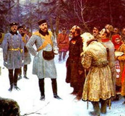 Czar Alexander II Emancipates the Serfs
