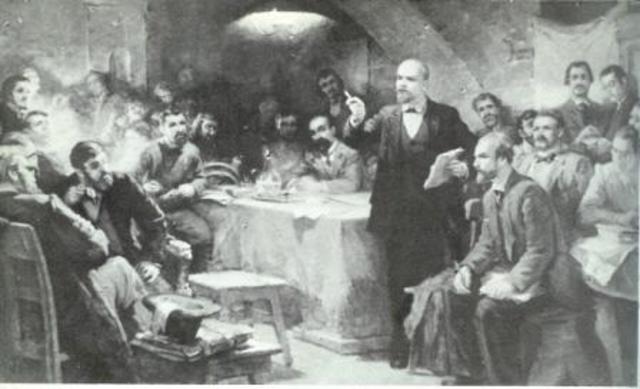 Menshevikws and Bolsheviks Split