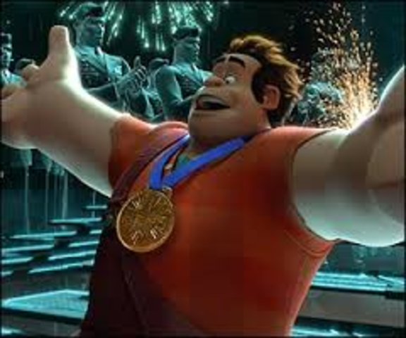 Ralph earned his medal?