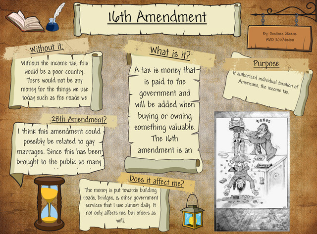 16th Amendment  Adopted
