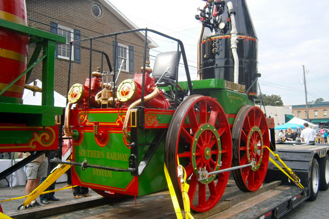 "Best Friend" train engine makes its first run