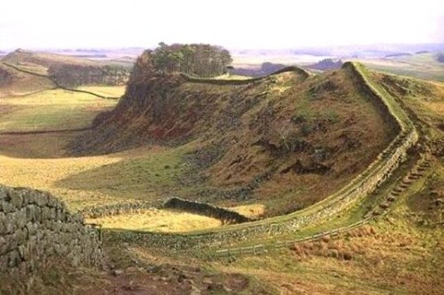 Hadrian's Wall begun