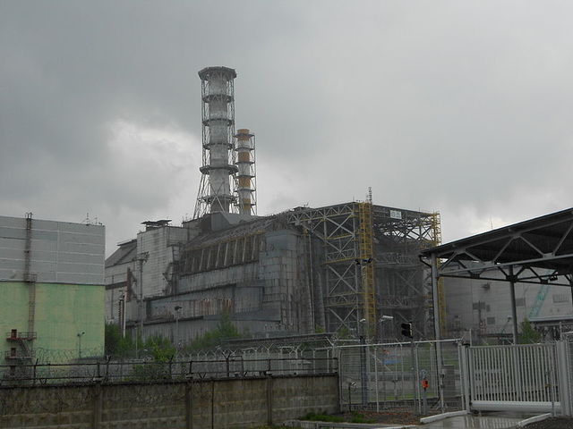 Desastre nuclear en la ciudad de Chernobyl.