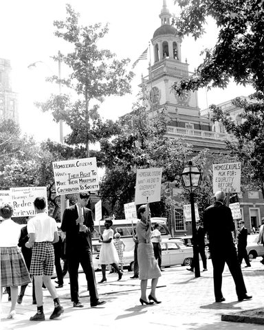 Rainbow vs. Red, White and Blue
