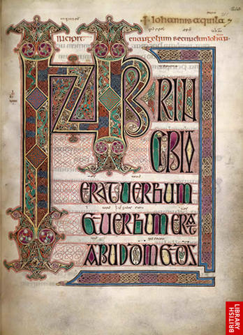 The Book of Kells and The Lindisfarne Gospels