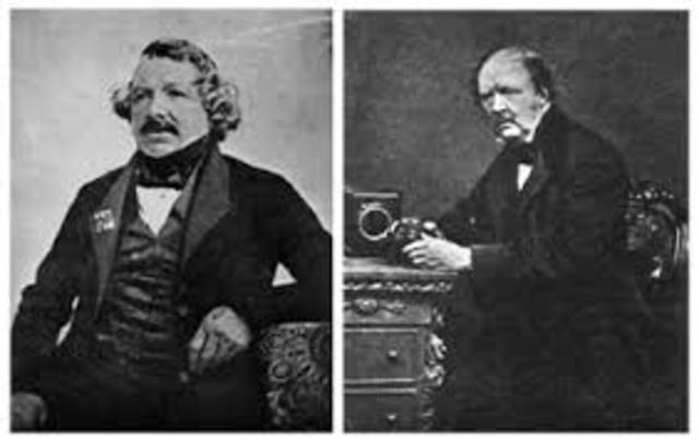 William Henry Fox Talbot y Louis Daguerre