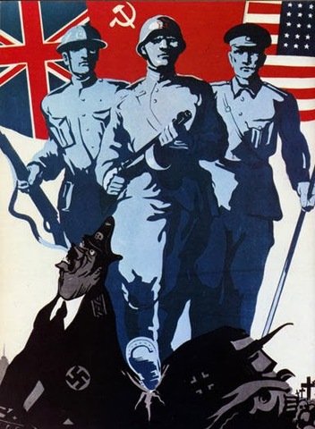 Fuerzas del Eje detenidas por fuerzas Aliadas