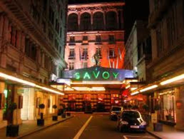If Thomas Alva Edison hadn’t invented the light bulb, the "fairy lights" wouldn’t have used to electrify the Savoy Theatre.