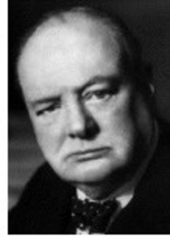 Winston Churchill elected