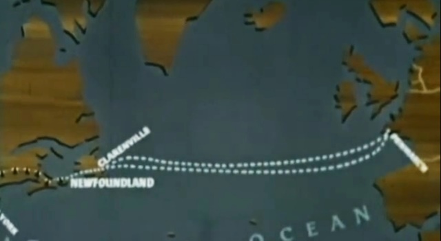 Se finaliza el cable TAT submarino de comunicaciones entre EEUU y Europa de 5870 km.