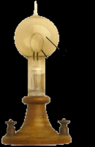 Lámpara eléctrica incandescente de Edison