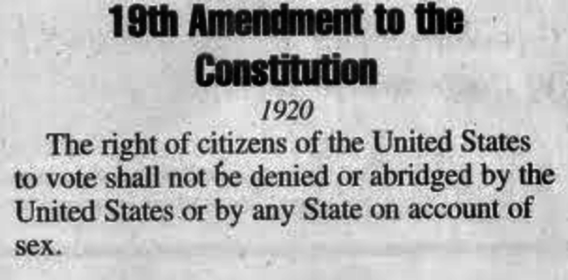 19th Amendment