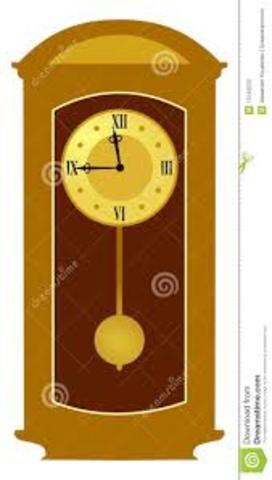 Reloj con pendulo