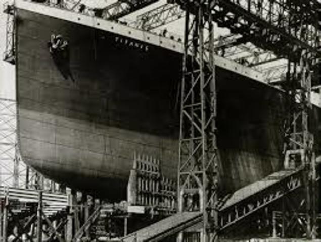 Titanic's Construction Begins