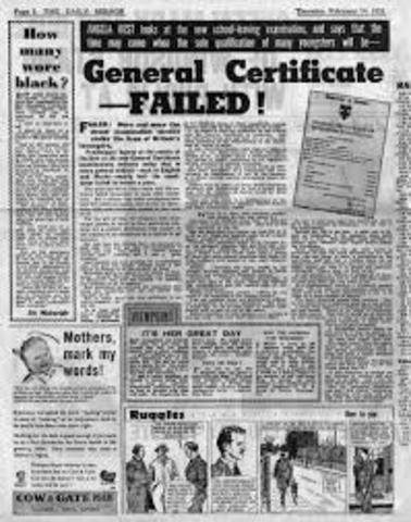 Certificate of Secondary Education (CSE)