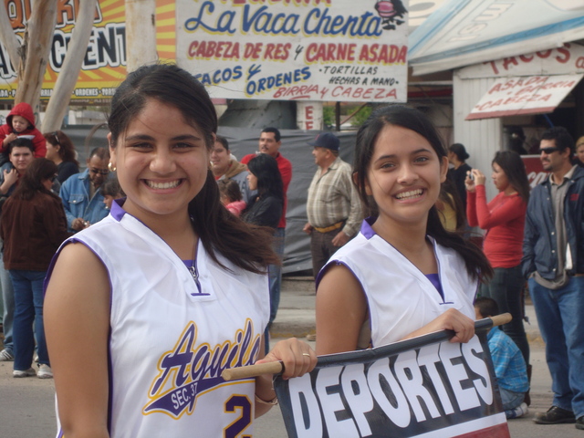 Cuando desfile, tenía 14 años.