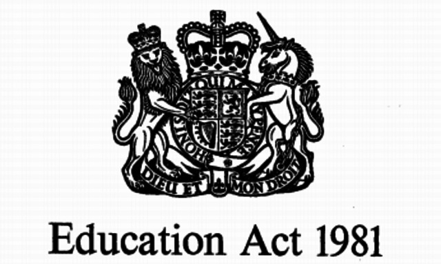 1981 - Education (Special Education) Act