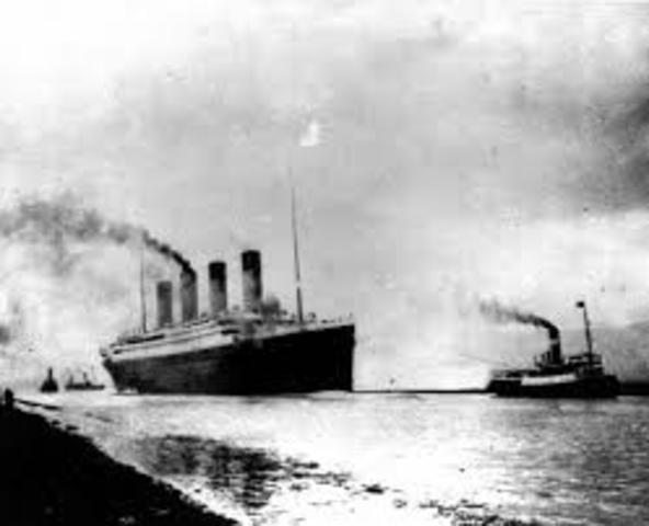The Titanic Heads To The Atlantic