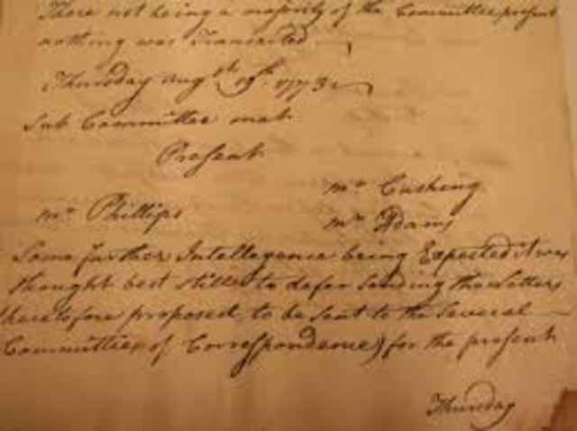 Committees of Correspondence