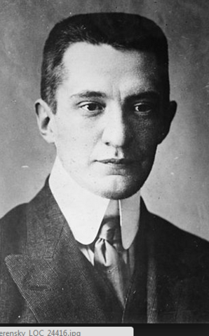 Alexander Kerensky becomes the leader of the provisional government