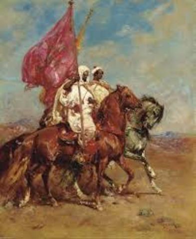 Moors Invaded Spain.