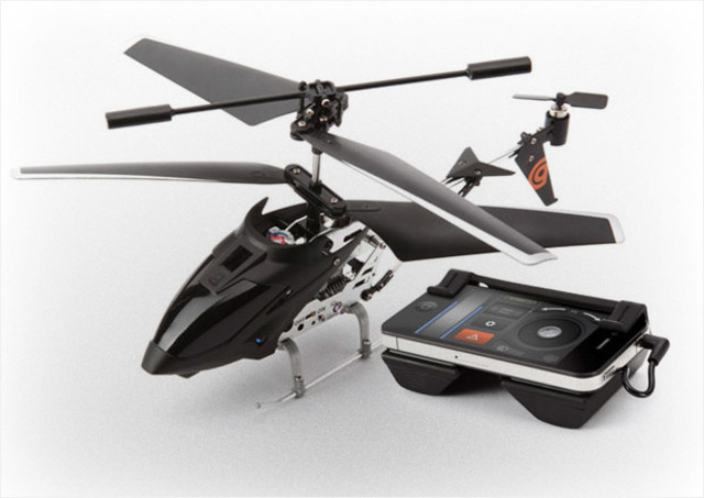 Smart phoned controlled helicopters