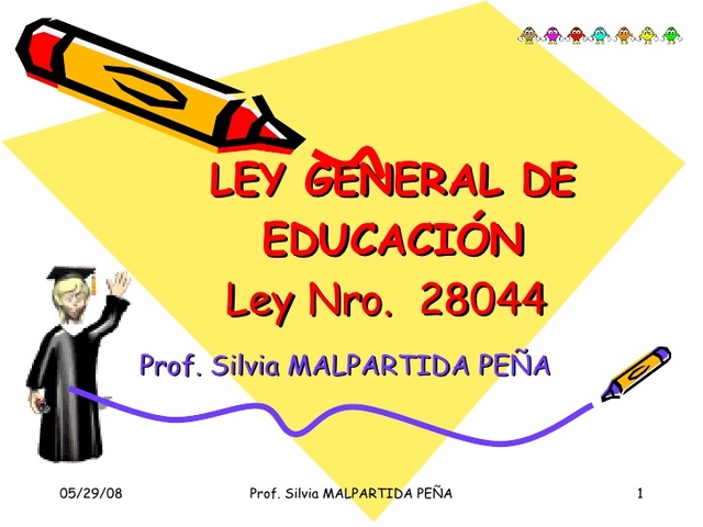 LEY GENERAL DE EDUCACIÓN