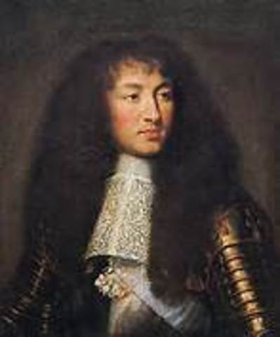 Louis XIV becomes King og France