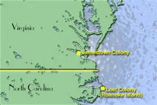 Jamestown, colony in Virginia, founded