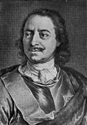 Peter 1 becomes Czar