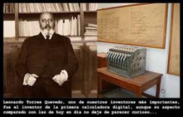 Máquina de Leonardo Torres de Quevedo.