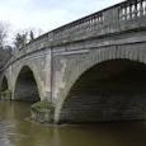 Bridge built in this beautiful town 1798