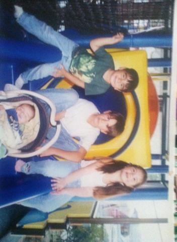 Festejando Dos meces del naciemiento de mi hermano