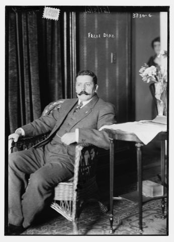 Felix Diaz se revela en Veracruz