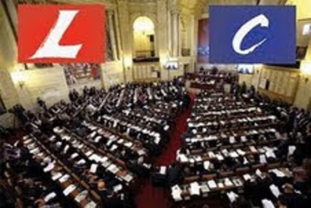 Nacimiento del partido liberal, nacimiento del partido conservador