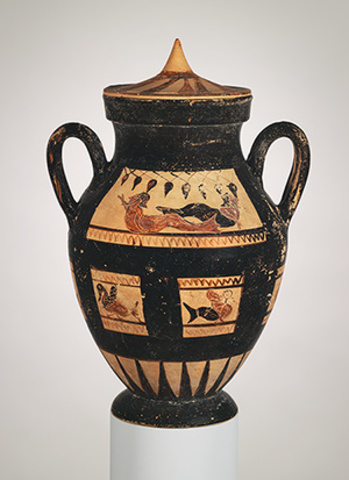 Amphora (Jar) with Lid