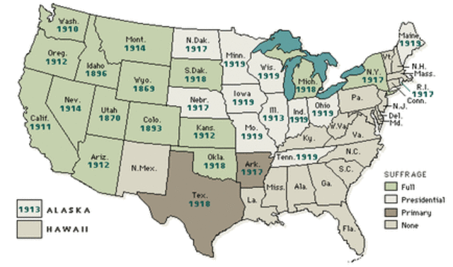 Colorado the First State to Grant Female Suffrage