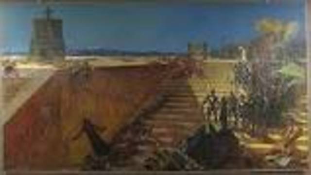 Cortez' Siege of the Aztecs