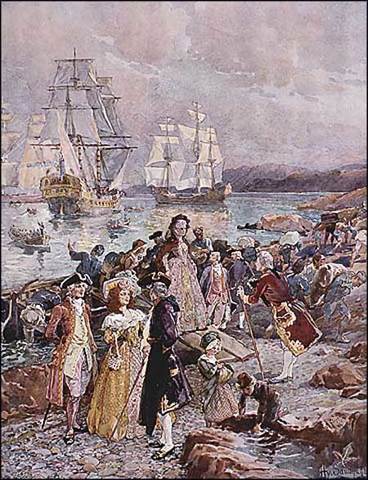 wave of  English immigration