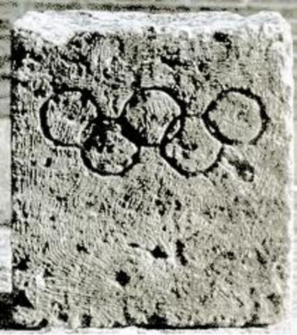 776 B.C.E. The first Olympic Games