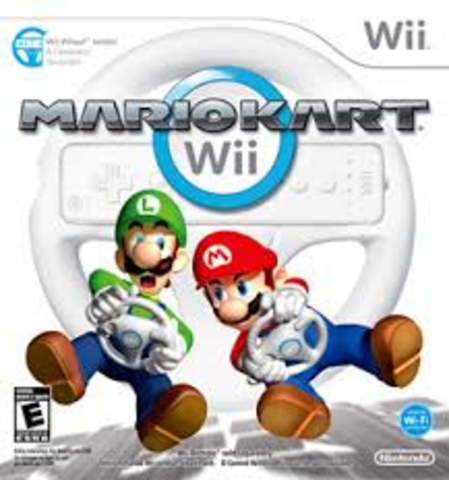 Mario Kart Wii, the consoles are Wii. The Copies sold is about 35.53.