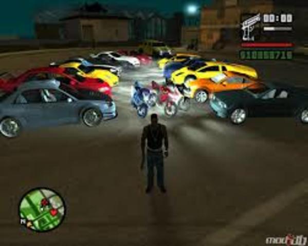 Gta San Andreas, the consoles are PS2, Microsoft Windows, Xbox, Mac OS X, Xbox 360, PS3 and Mobile Phones. The  Copies sold is about 27.5 Million.