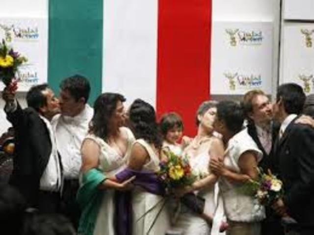 Reconocimiento legal entre parejas del mismo sexo.