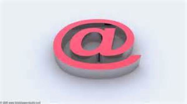 Email was first developed