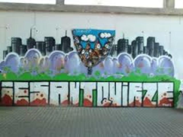 The first day in my high school