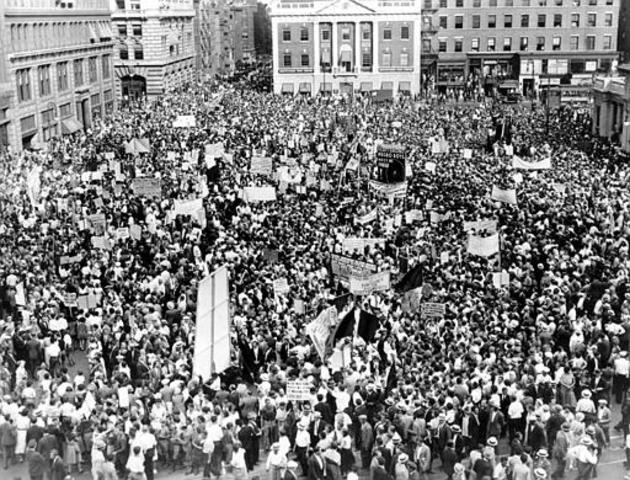 Protestors Outside Washington