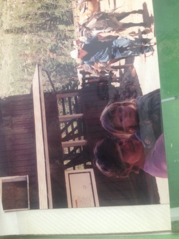 Monté el cabello por la primera vez.